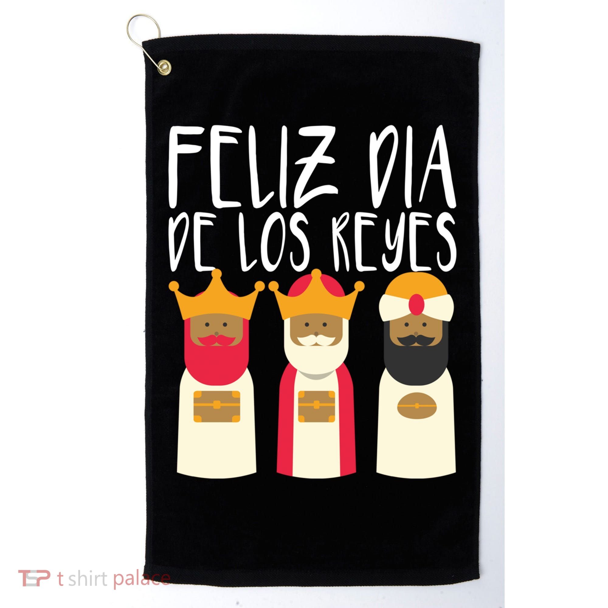 Feliz Dia De Reyes Happy Epiphany Day Three Kings Day Cute Gift Golf Towel