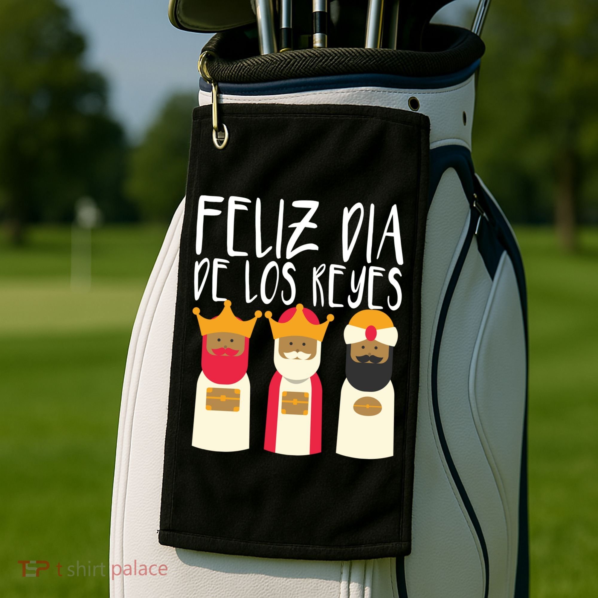 Feliz Dia De Reyes Happy Epiphany Day Three Kings Day Cute Gift Golf Towel