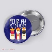 Feliz Dia De Reyes Happy Epiphany Day Three Kings Day Cute Gift Button thumb 0