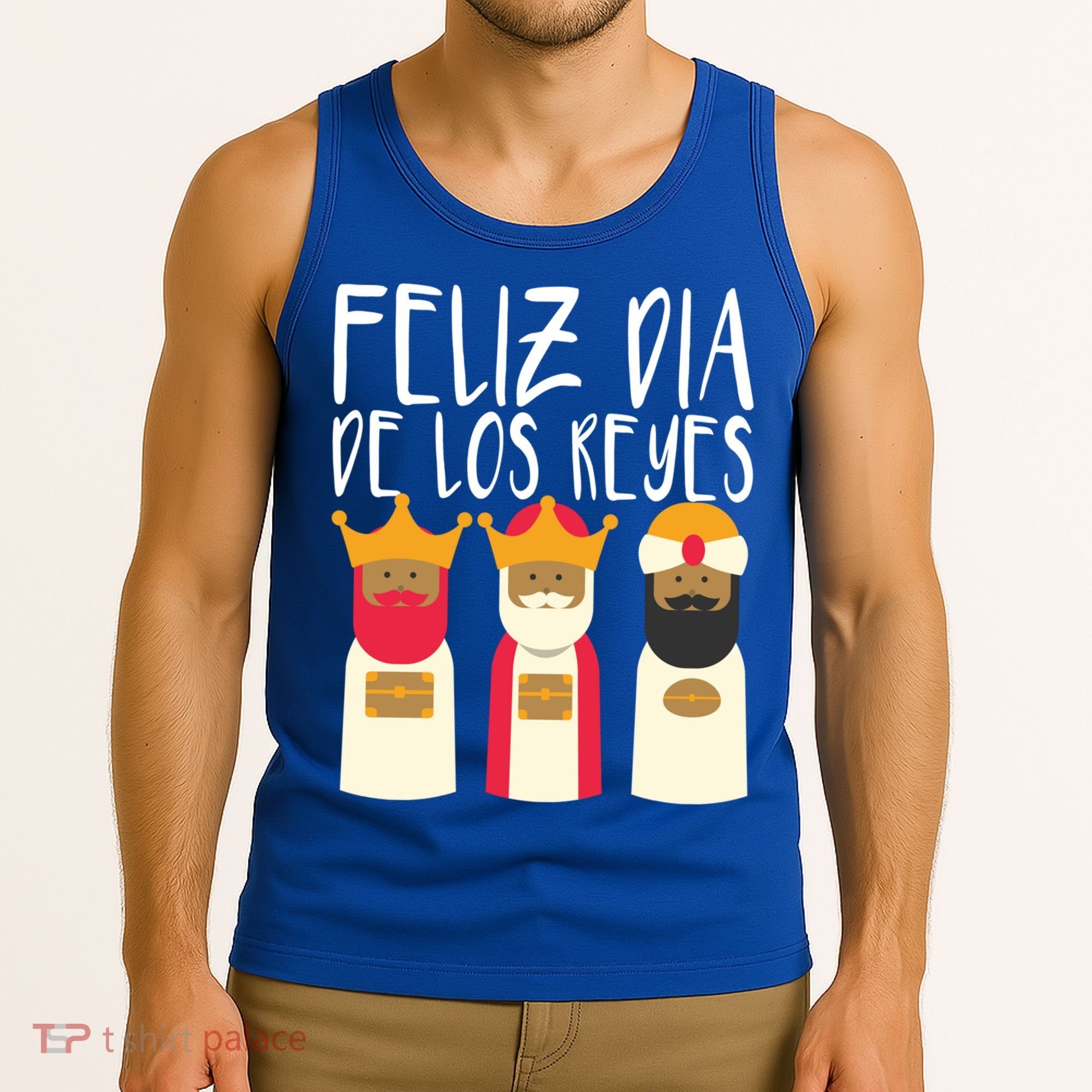 Feliz Dia De Reyes Happy Epiphany Day Three Kings Day Cute Gift Tank Top