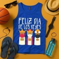 Feliz Dia De Reyes Happy Epiphany Day Three Kings Day Cute Gift Tank Top thumb 4