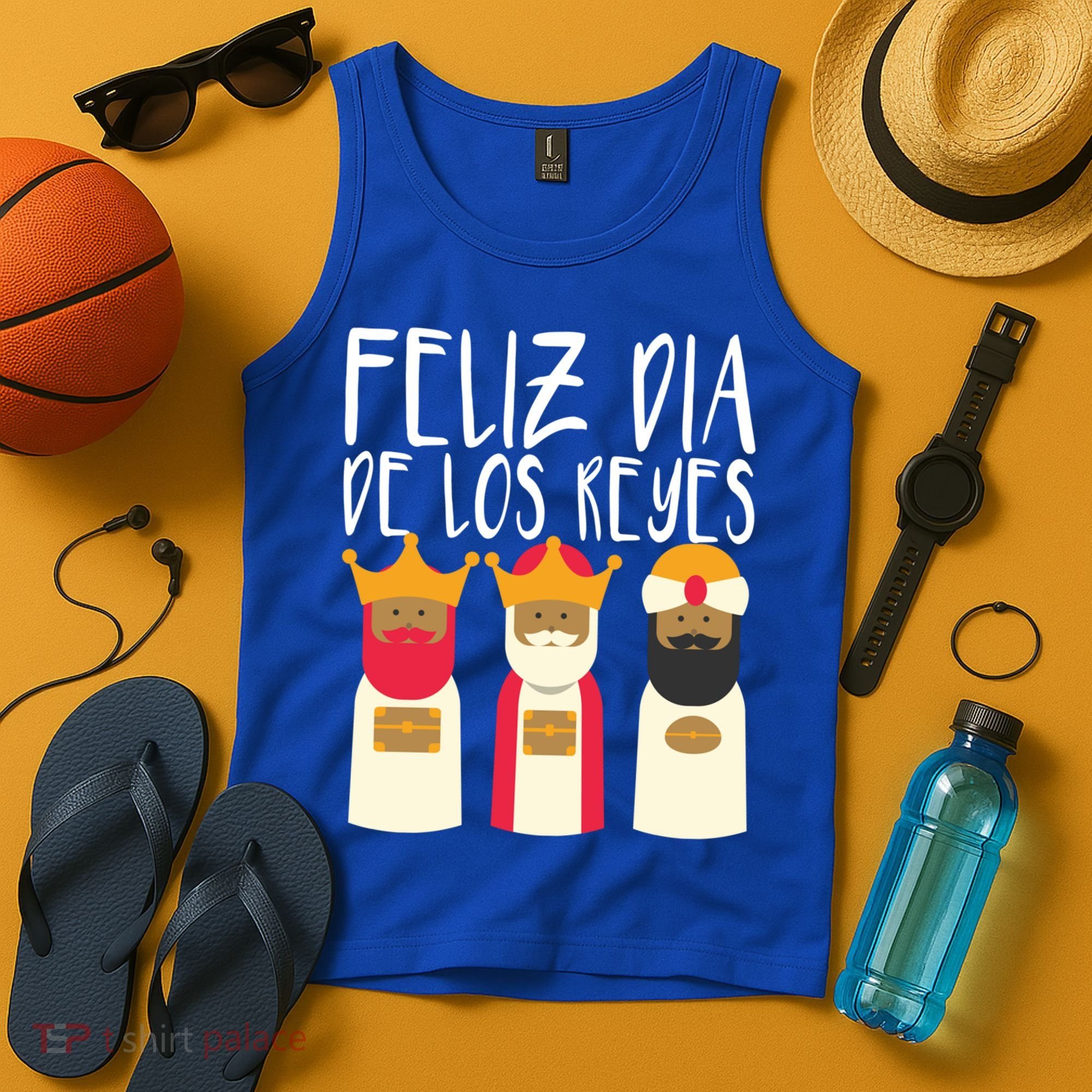 Feliz Dia De Reyes Happy Epiphany Day Three Kings Day Cute Gift Tank Top