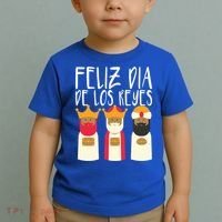 Feliz Dia De Reyes Happy Epiphany Day Three Kings Day Cute Gift Toddler T-Shirt thumb 2