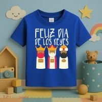 Feliz Dia De Reyes Happy Epiphany Day Three Kings Day Cute Gift Toddler T-Shirt thumb 3