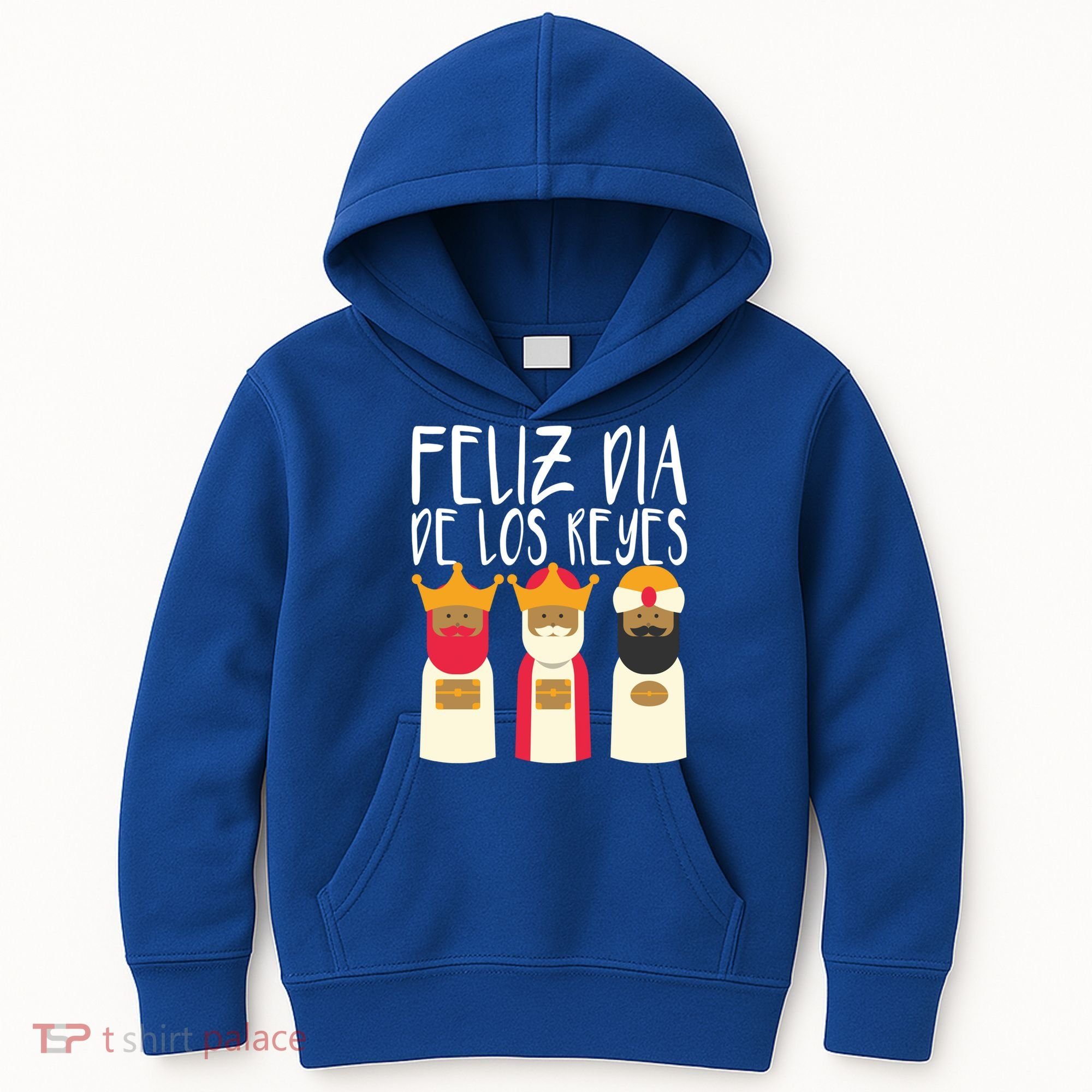 Feliz Dia De Reyes Happy Epiphany Day Three Kings Day Cute Gift Kids Hoodie