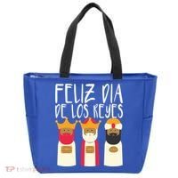 Feliz Dia De Reyes Happy Epiphany Day Three Kings Day Cute Gift Tote Bag thumb 0
