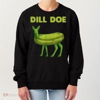 Funny Dill Doe Women Deer Green Dill Pickle Veggie Lover Women's Sweatshirt thumb 0