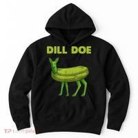 Funny Dill Doe Women Deer Green Dill Pickle Veggie Lover Hoodie thumb 0