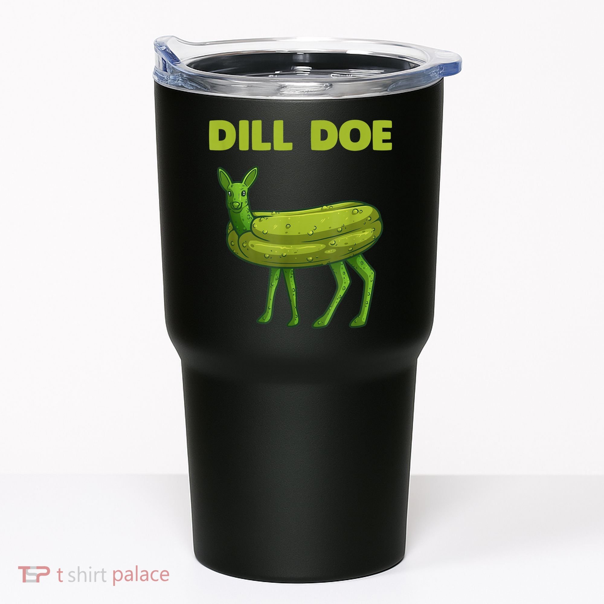 Funny Dill Doe Women Deer Green Dill Pickle Veggie Lover Tumbler