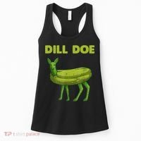 Funny Dill Doe Women Deer Green Dill Pickle Veggie Lover Women's Tank Top thumb 0