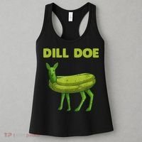 Funny Dill Doe Women Deer Green Dill Pickle Veggie Lover Women's Tank Top thumb 3