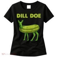 Funny Dill Doe Women Deer Green Dill Pickle Veggie Lover Women's T-Shirt thumb 0