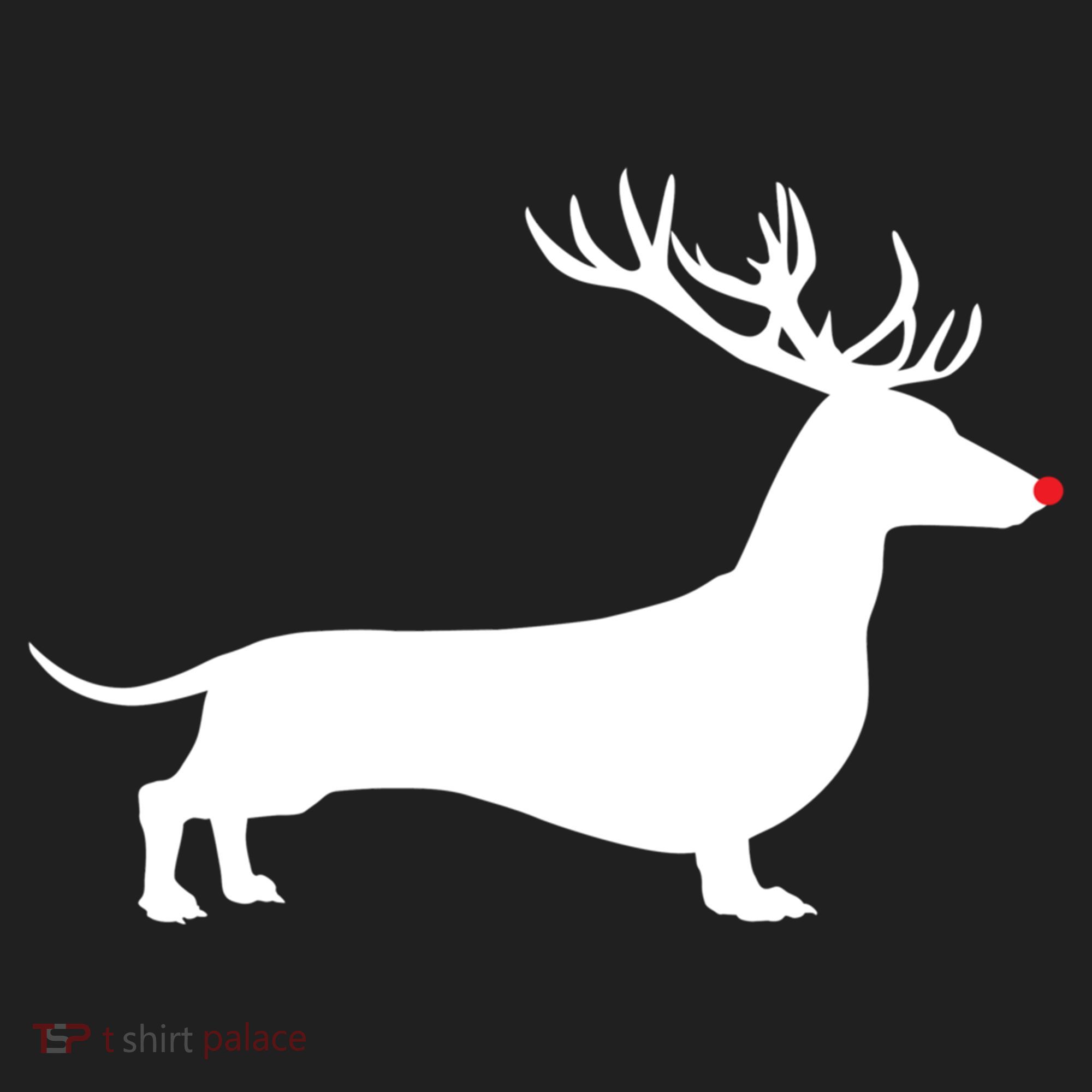 Funny Dachshund Dog Christmas Wiener Reindeer Antler Xmas Gift Hat