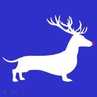 Funny Dachshund Dog Christmas Wiener Reindeer Antler Xmas Gift Tank Top thumb 6