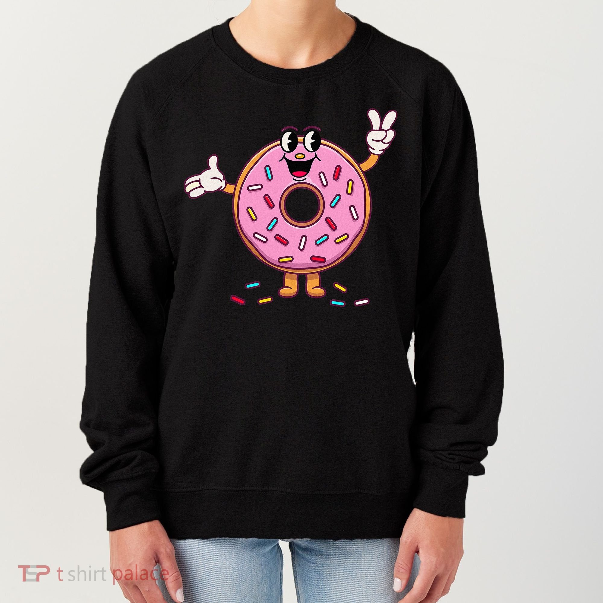 Funny Donut Donut Sprinkles Women's Sweatshirt