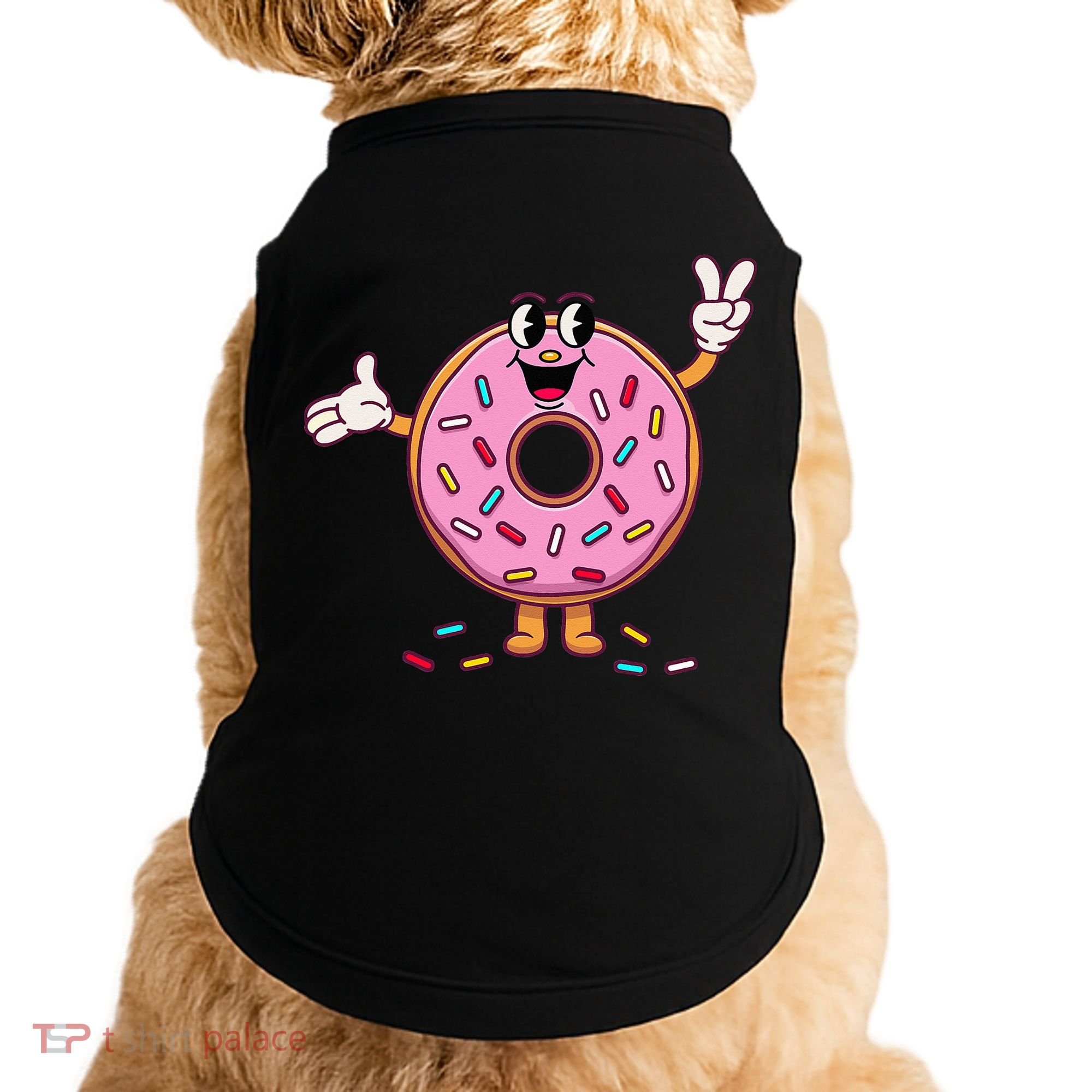 Funny Donut Donut Sprinkles Doggie Tank