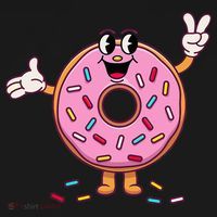 Funny Donut Donut Sprinkles T-Shirt thumb 7