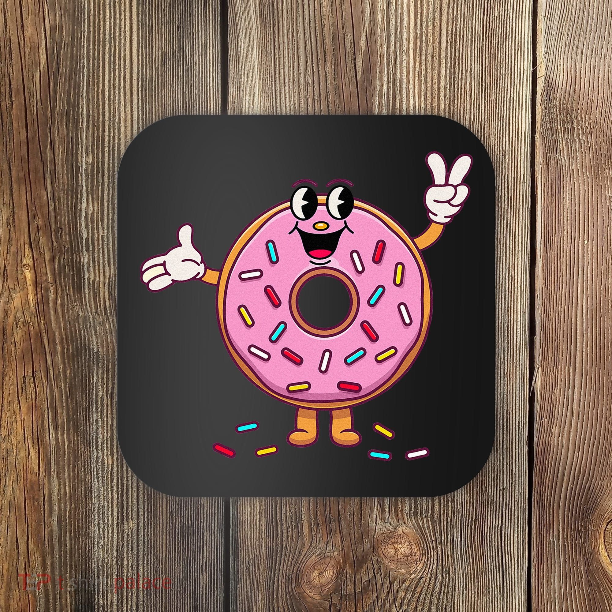 Funny Donut Donut Sprinkles Coaster