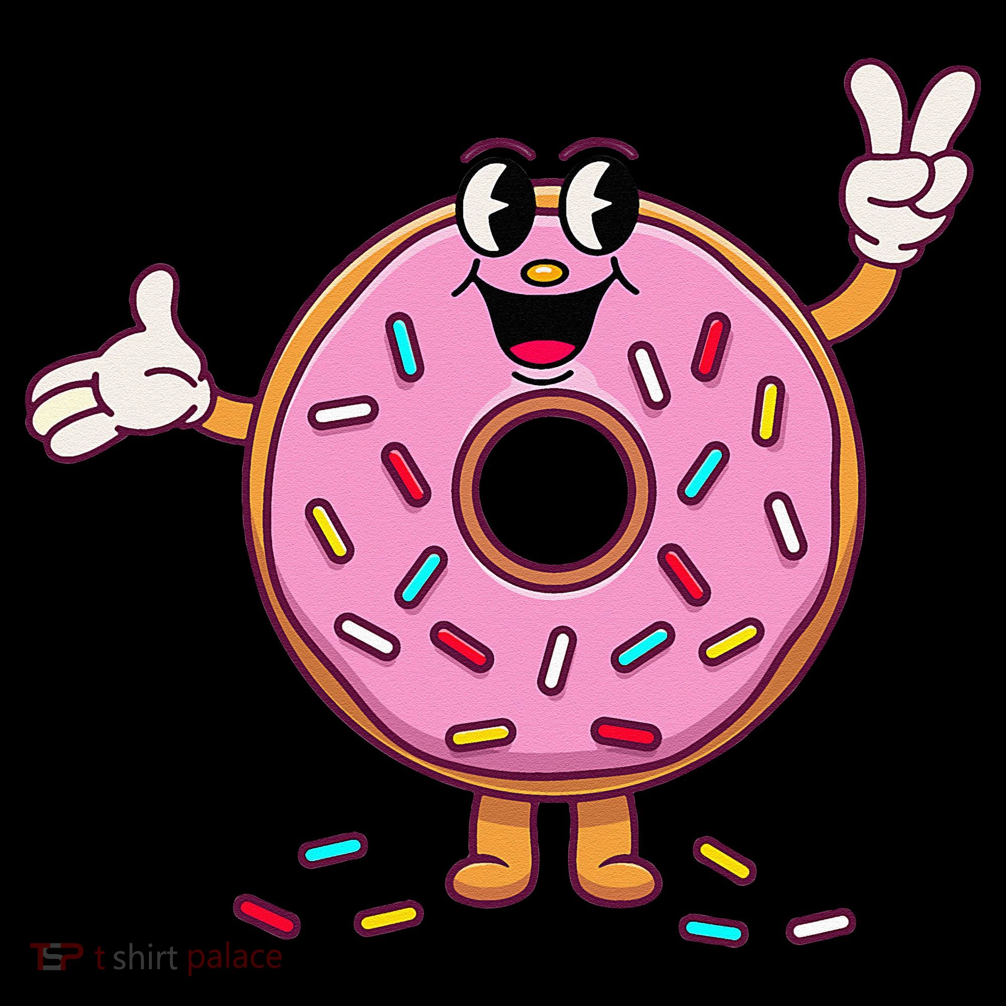 Funny Donut Donut Sprinkles Women's Tank Top