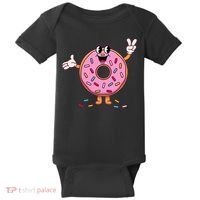Funny Donut Donut Sprinkles Baby Bodysuit thumb 0
