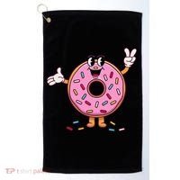 Funny Donut Donut Sprinkles Golf Towel thumb 0