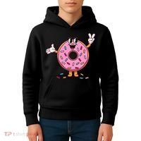 Funny Donut Donut Sprinkles Kids Hoodie thumb 4