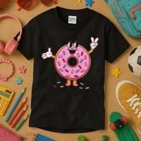 Funny Donut Donut Sprinkles Kids T-Shirt thumb 3