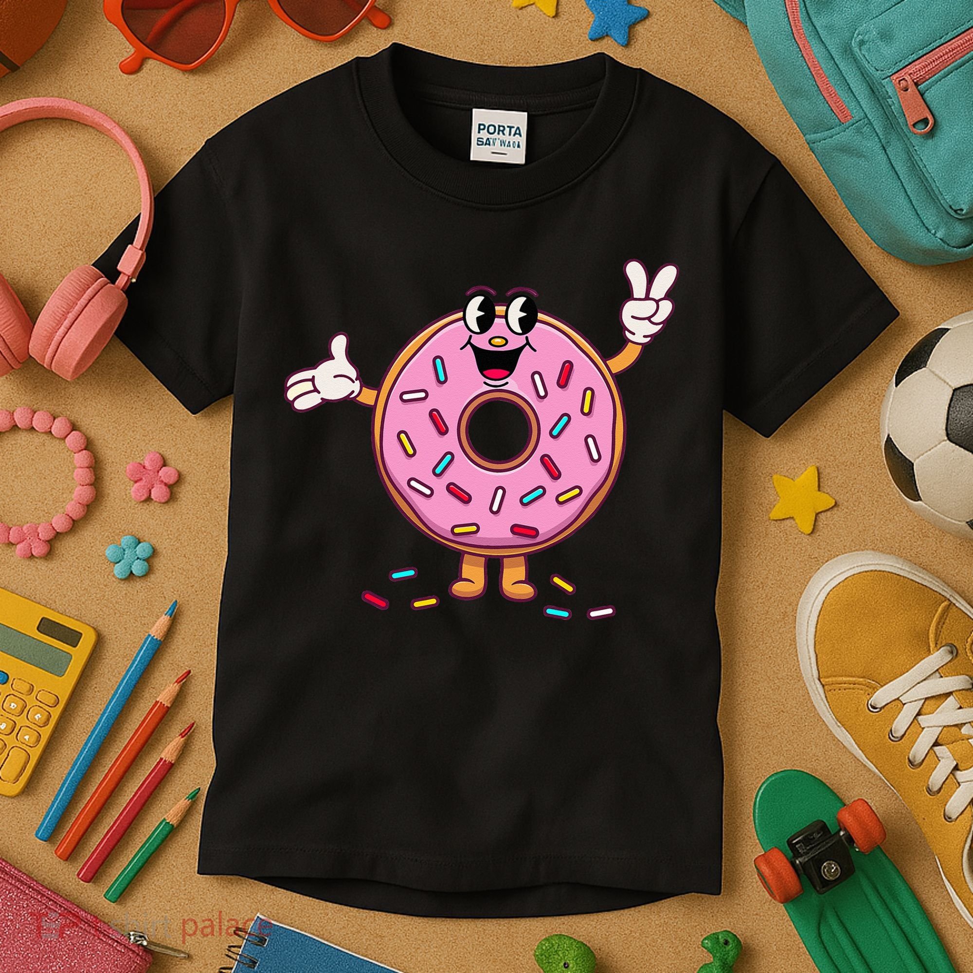 Funny Donut Donut Sprinkles Kids T-Shirt
