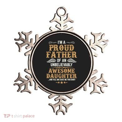 Fathers Day Dad Matching Daughter Fathers Day Ornament