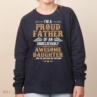 Fathers Day Dad Matching Daughter Fathers Day Women's Sweatshirt thumb 0