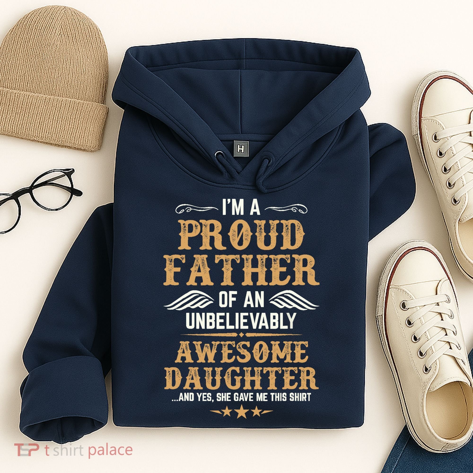 Fathers Day Dad Matching Daughter Fathers Day Hoodie