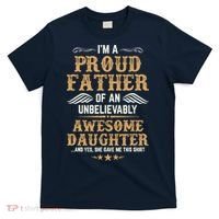 Fathers Day Dad Matching Daughter Fathers Day T-Shirt thumb 0