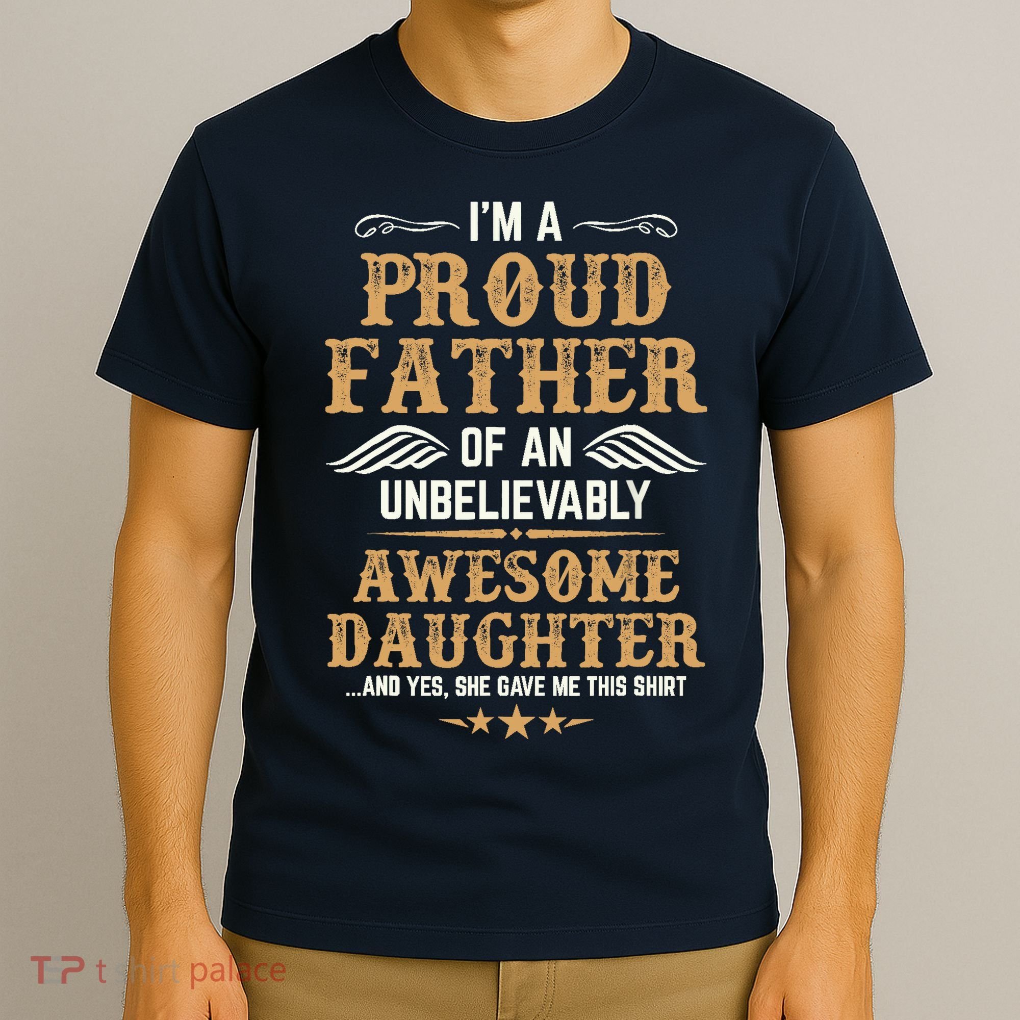 Fathers Day Dad Matching Daughter Fathers Day T-Shirt