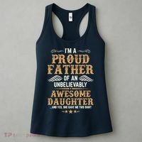 Fathers Day Dad Matching Daughter Fathers Day Women's Tank Top thumb 3