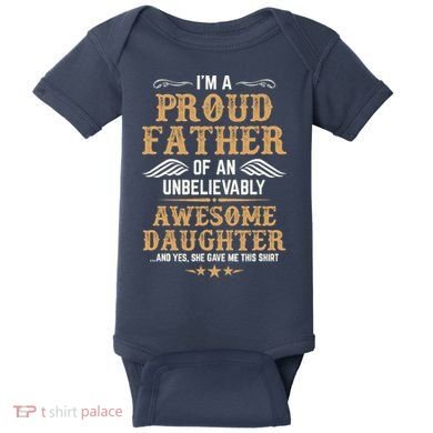 Fathers Day Dad Matching Daughter Fathers Day Baby Bodysuit