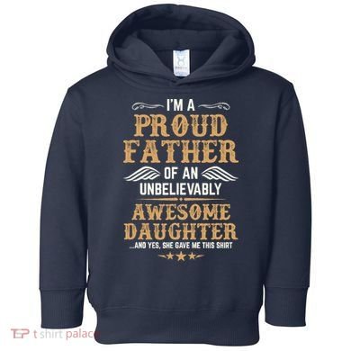 Fathers Day Dad Matching Daughter Fathers Day Toddler Hoodie