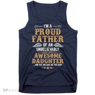 Fathers Day Dad Matching Daughter Fathers Day Tank Top