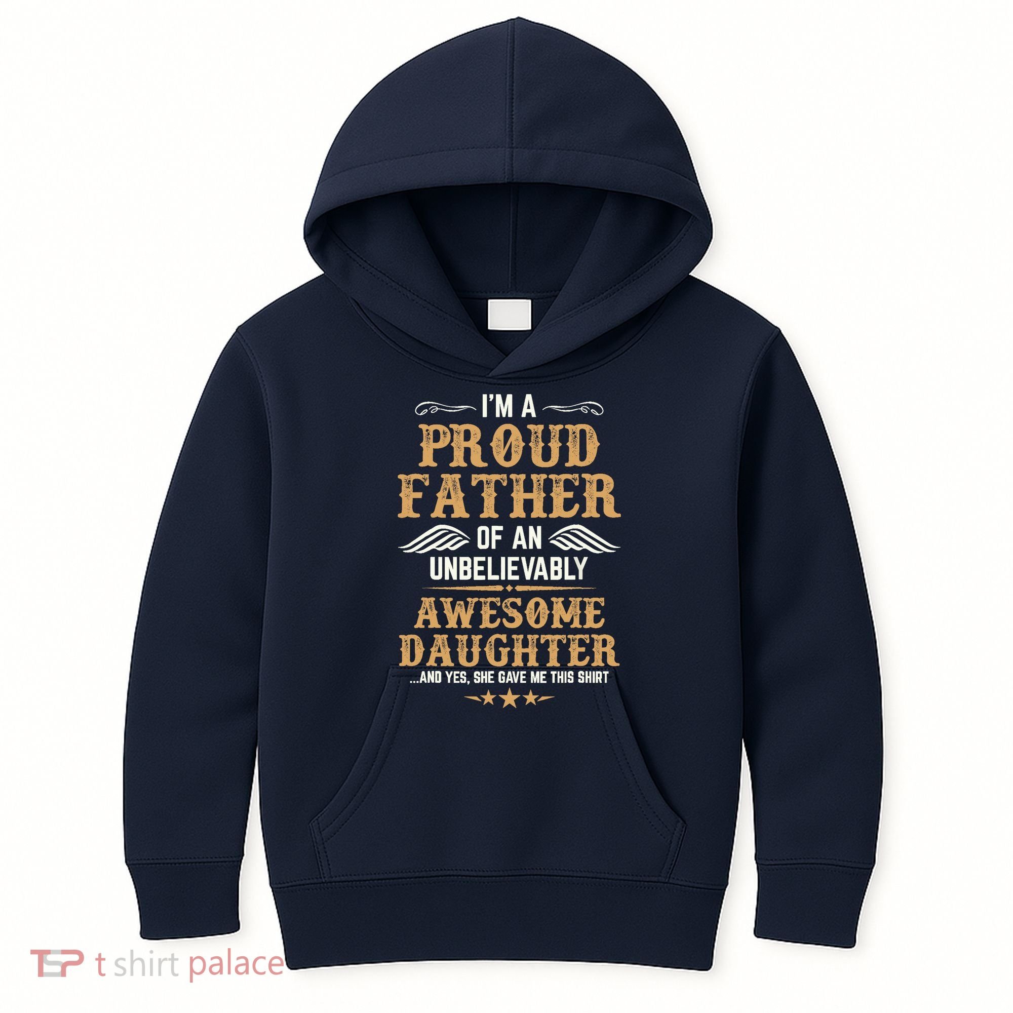 Fathers Day Dad Matching Daughter Fathers Day Kids Hoodie