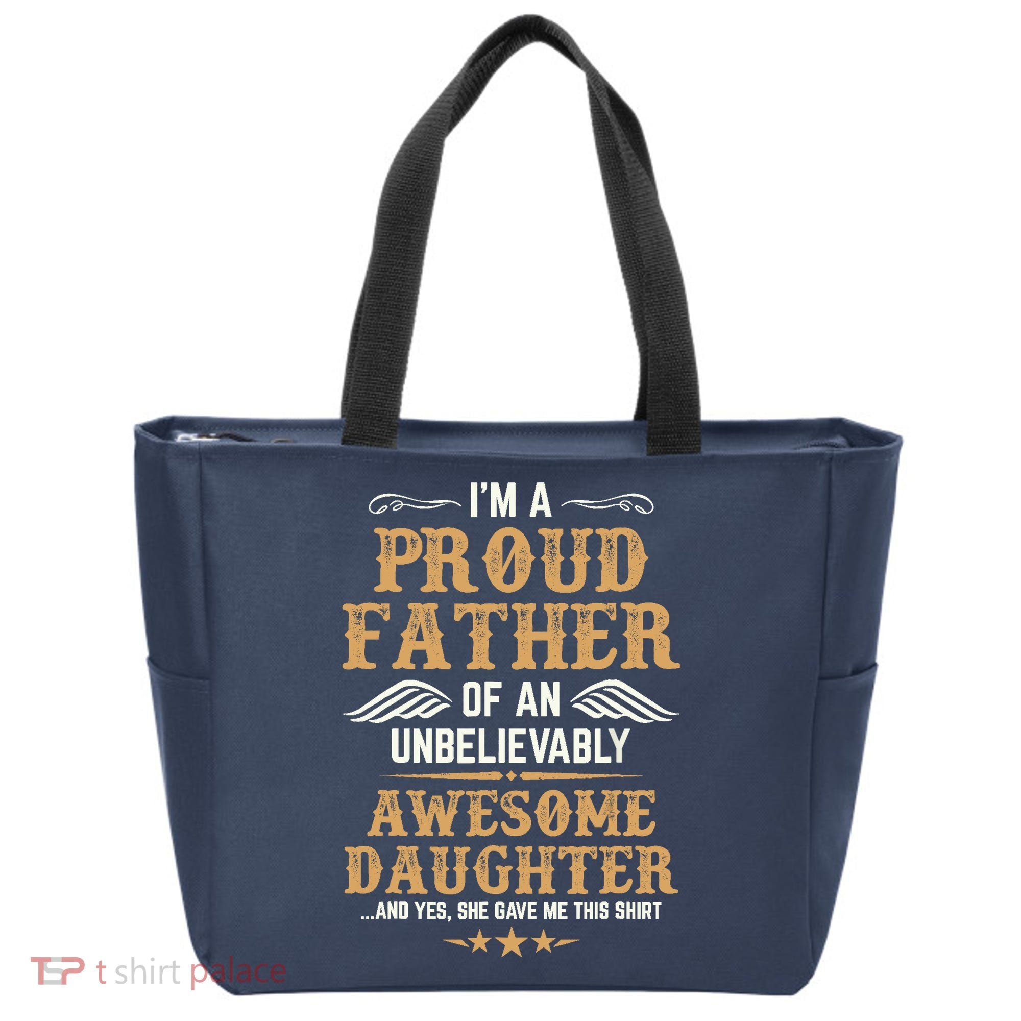 Fathers Day Dad Matching Daughter Fathers Day Tote Bag