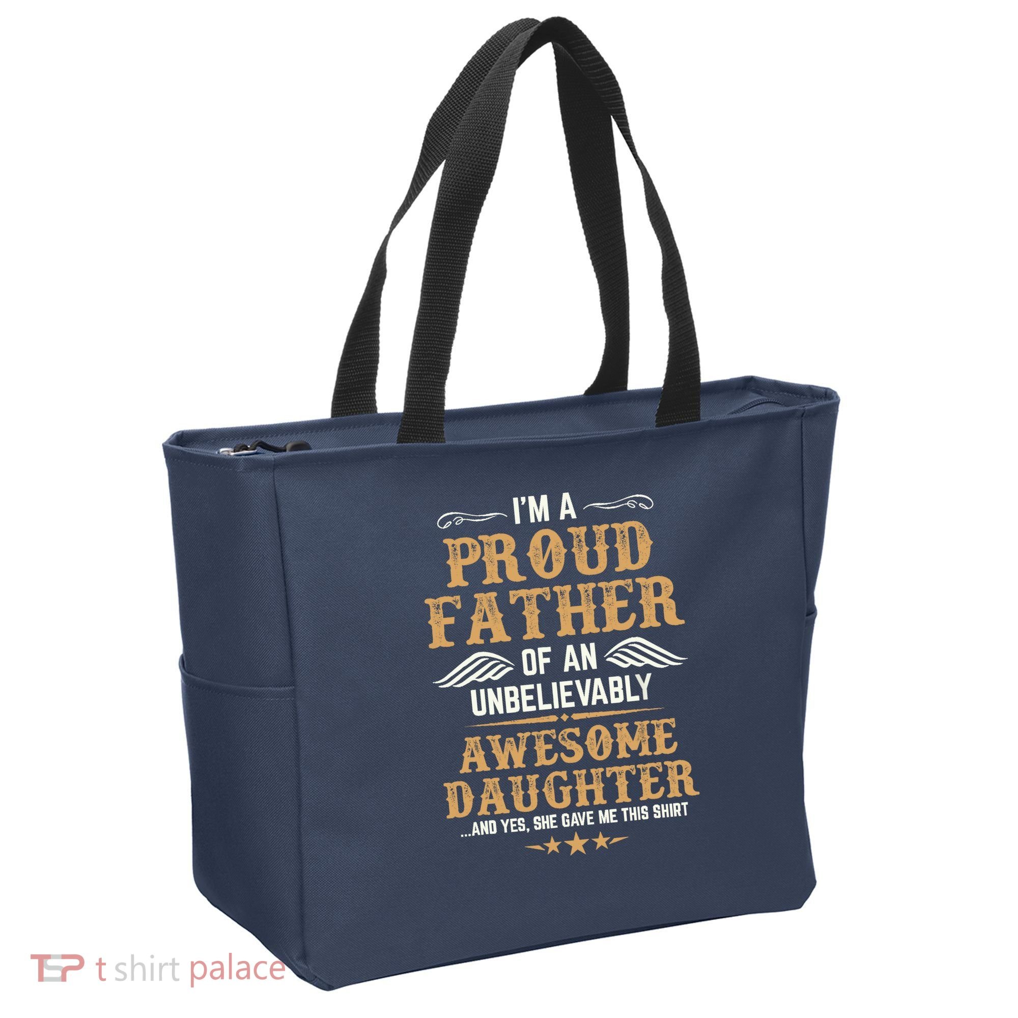 Fathers Day Dad Matching Daughter Fathers Day Tote Bag