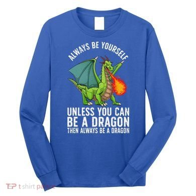 Funny Dragon Design For Fantasy Dragon Lover Long Sleeve Shirt