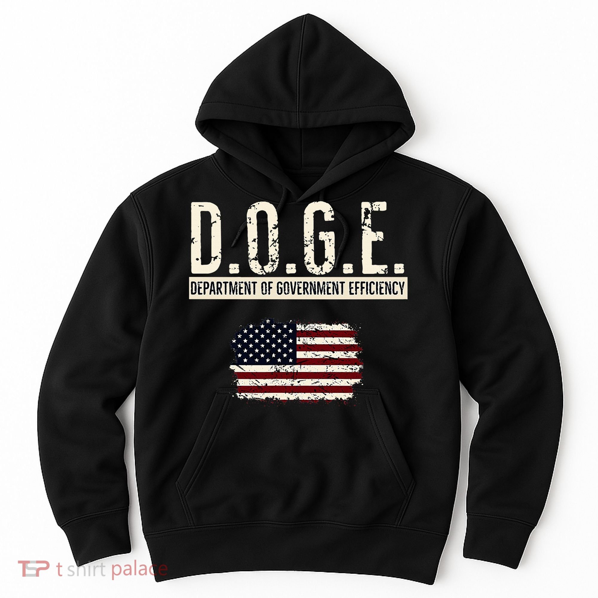 Funny Doge Department Of Government Efficiency . D.O.G.E. Hoodie