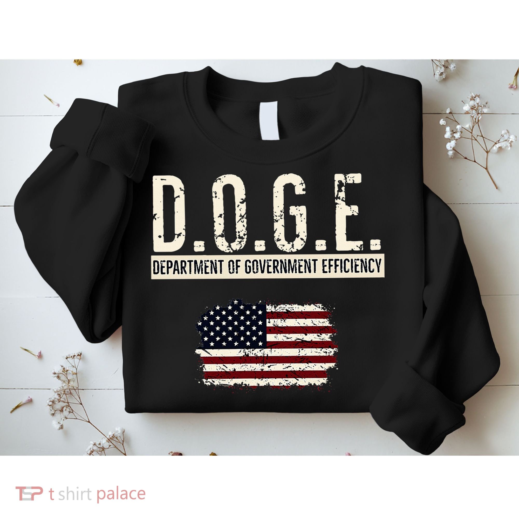 Funny Doge Department Of Government Efficiency . D.O.G.E. Sweatshirt