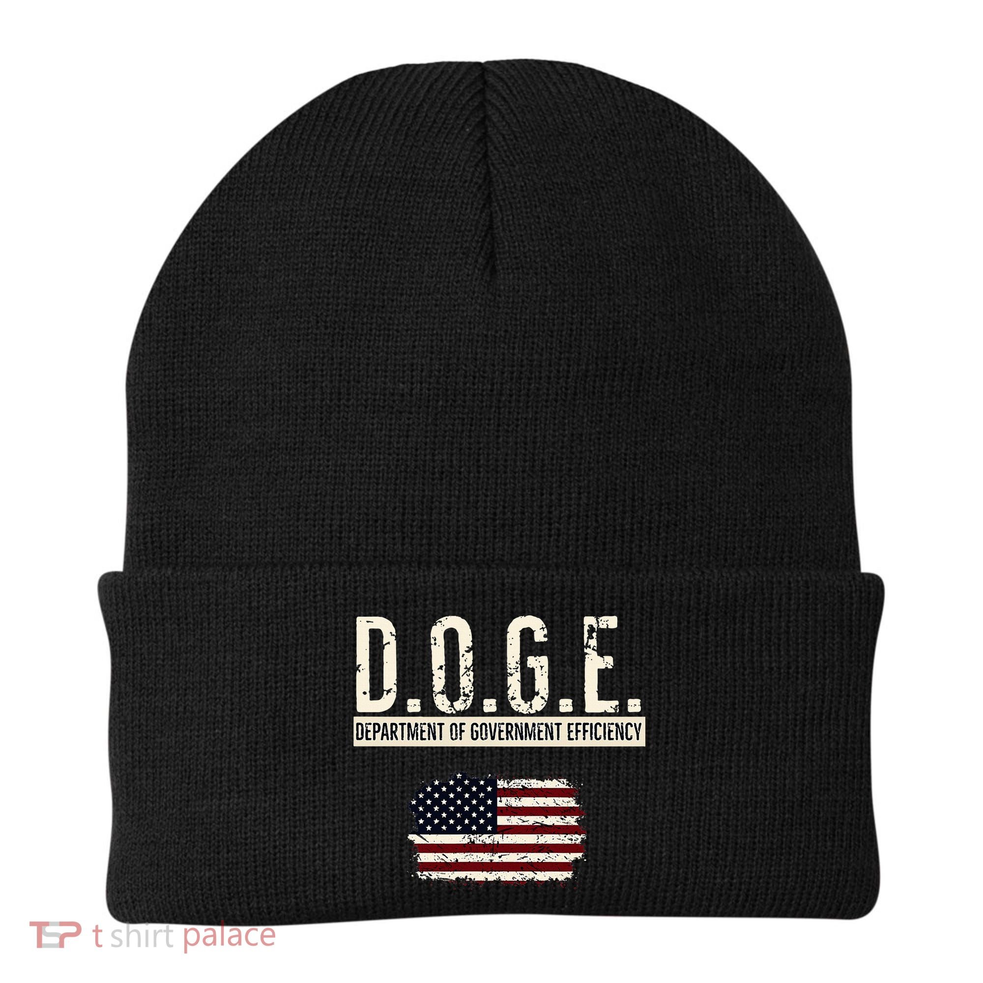 Funny Doge Department Of Government Efficiency . D.O.G.E. Beanie