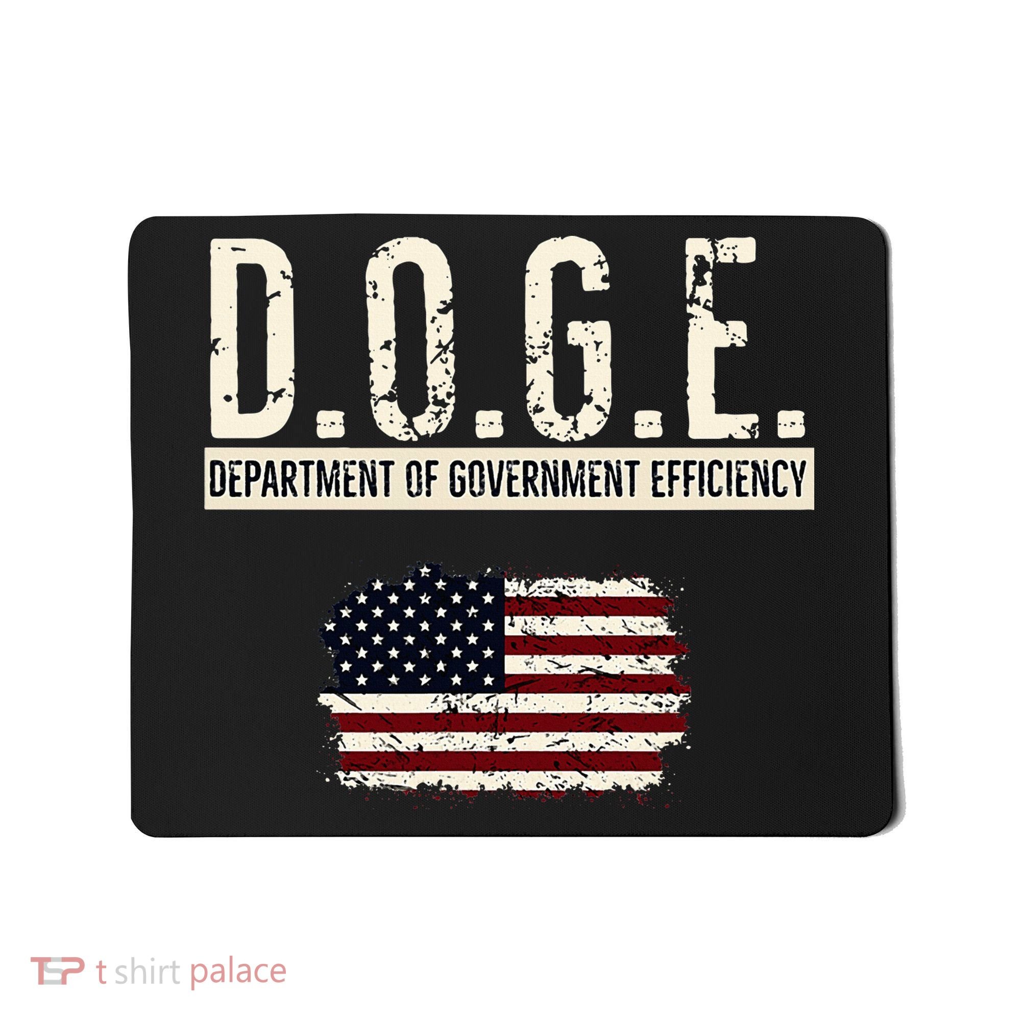 Funny Doge Department Of Government Efficiency . D.O.G.E. Mousepad