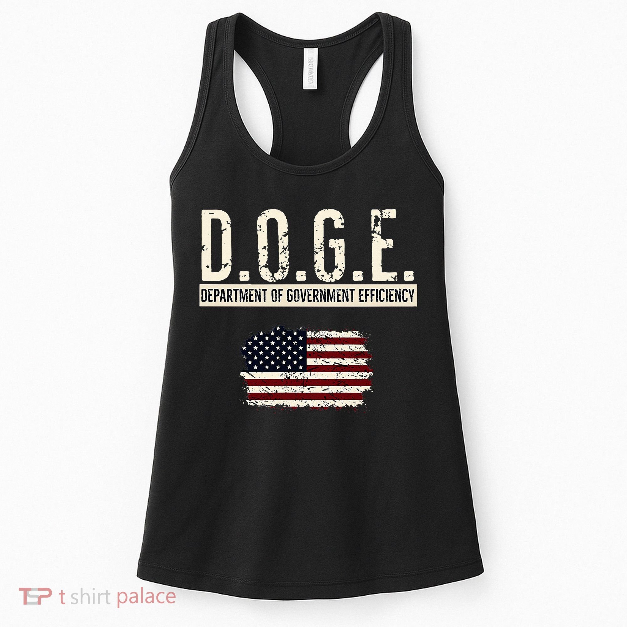 Funny Doge Department Of Government Efficiency . D.O.G.E. Women's Tank Top