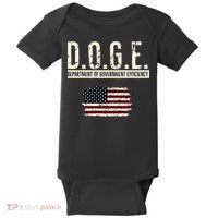 Funny Doge Department Of Government Efficiency . D.O.G.E. Baby Bodysuit thumb 0