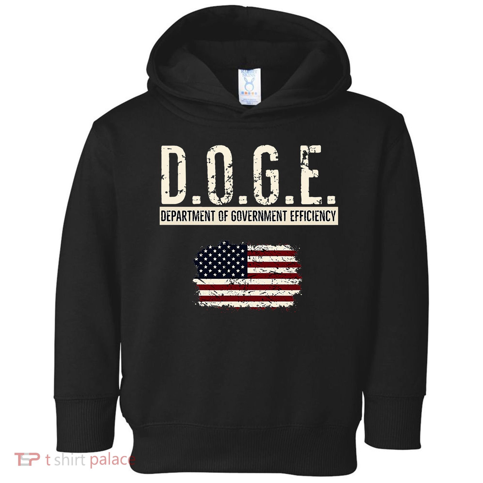 Funny Doge Department Of Government Efficiency . D.O.G.E. Toddler Hoodie