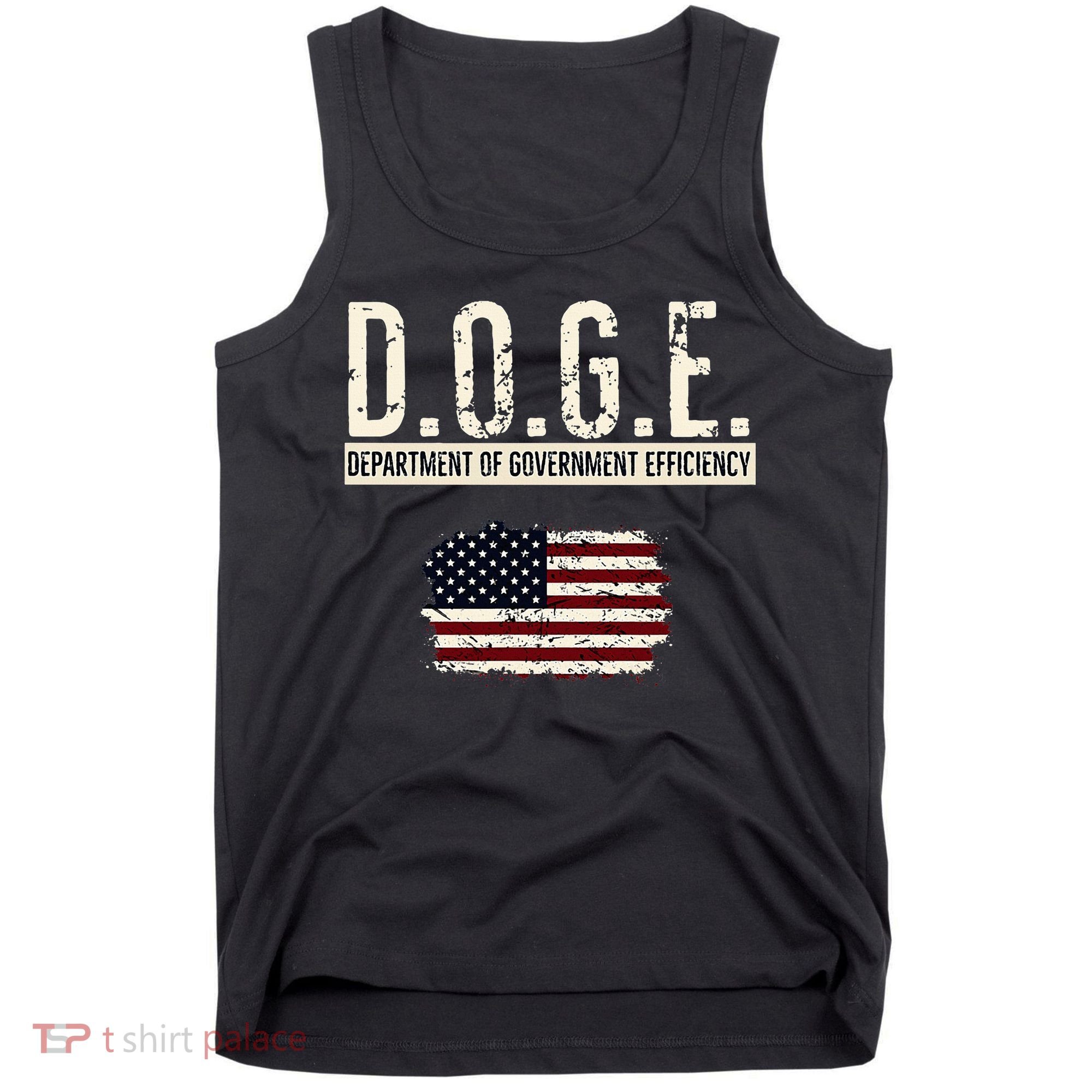 Funny Doge Department Of Government Efficiency . D.O.G.E. Tank Top