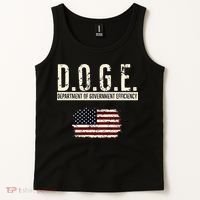 Funny Doge Department Of Government Efficiency . D.O.G.E. Tank Top thumb 2